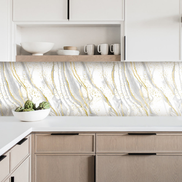 Самоклеющийся кухонный фартук АБС Stella Рецциато 600*3000*1,5мм