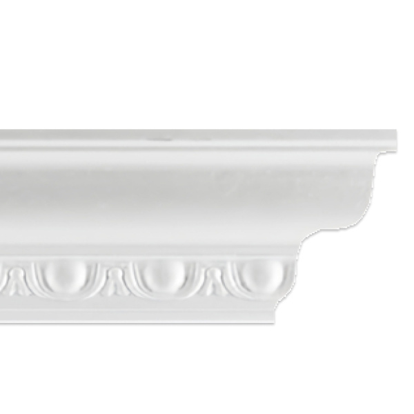 Плинтус потолочный инжекционный D 101/80 (45 шт. в упак.)