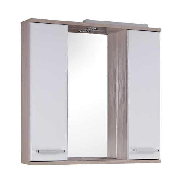 STELLA Шкаф-Зеркало Сеул 75 см. со светом А