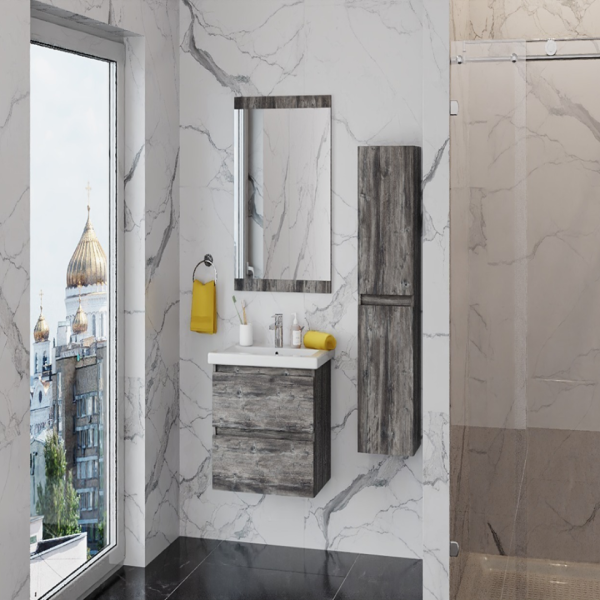 STELLA Тумба подвесная Изабелла Зебрано 70 см. ( ум.Фостер-70)