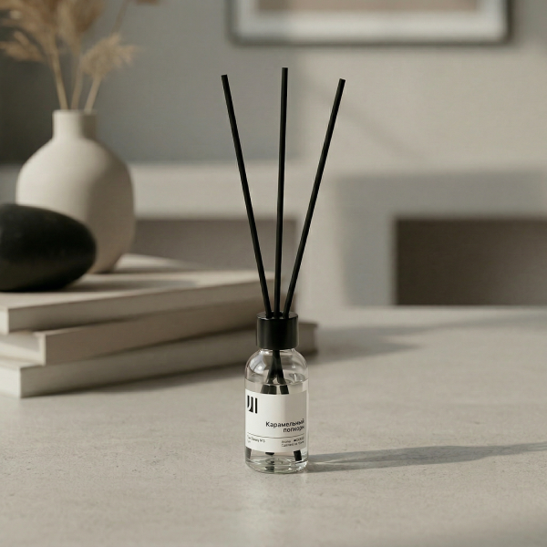 Диффузор Stella Taus Glassy Light №3, Карамельный попкорн, 30 мл (упак.1шт.)