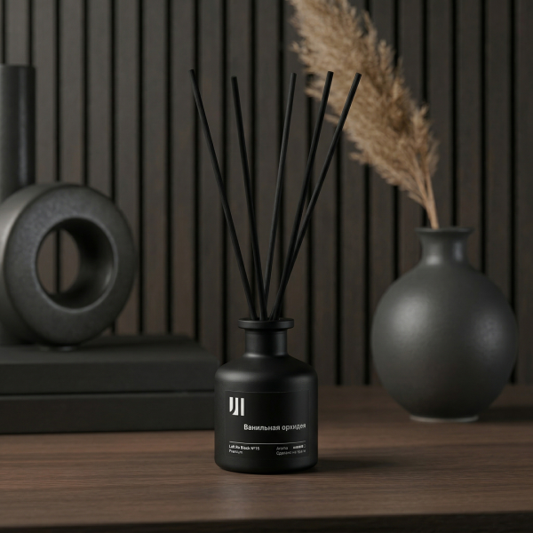 Диффузор Stella Luft Ro Black Premium №15, Ванильная Орхидея, 50 мл (упак.1шт.)
