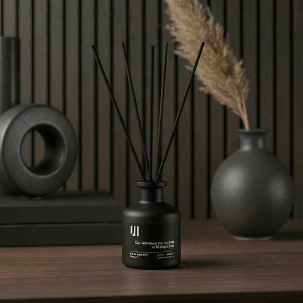 Диффузор Stella Luft Ro Black Premium №10, Солнечные лепестки и мандарин, 50 мл (упак.1шт.)