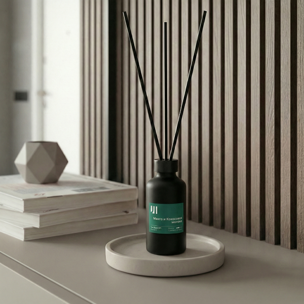 Диффузор Stella Tind Black Standard №6, Манго и Кокосовое молоко, 50 мл (упак.3шт.)