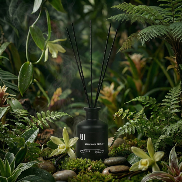 Диффузор Stella Luft Ro Black Premium №15, Ванильная Орхидея, 50 мл (упак.1шт.)