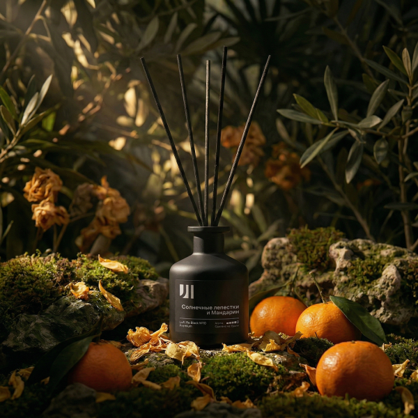 Диффузор Stella Luft Ro Black Premium №10, Солнечные лепестки и мандарин, 50 мл (упак.1шт.)