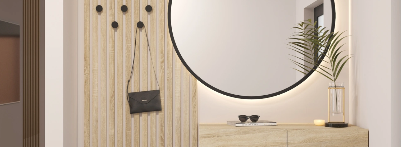 Современный дизайн прихожей с использованием стеновых панелей: идеи и решения Современный дизайн прихожей с использованием стеновых панелей: идеи и решения