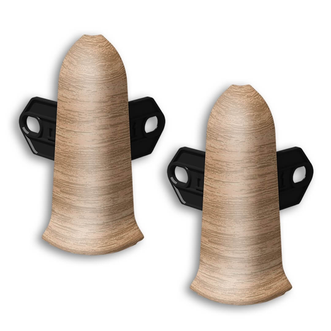 Угол наружный ПВХ Идеал Классик Дуб беленый 203 (10)