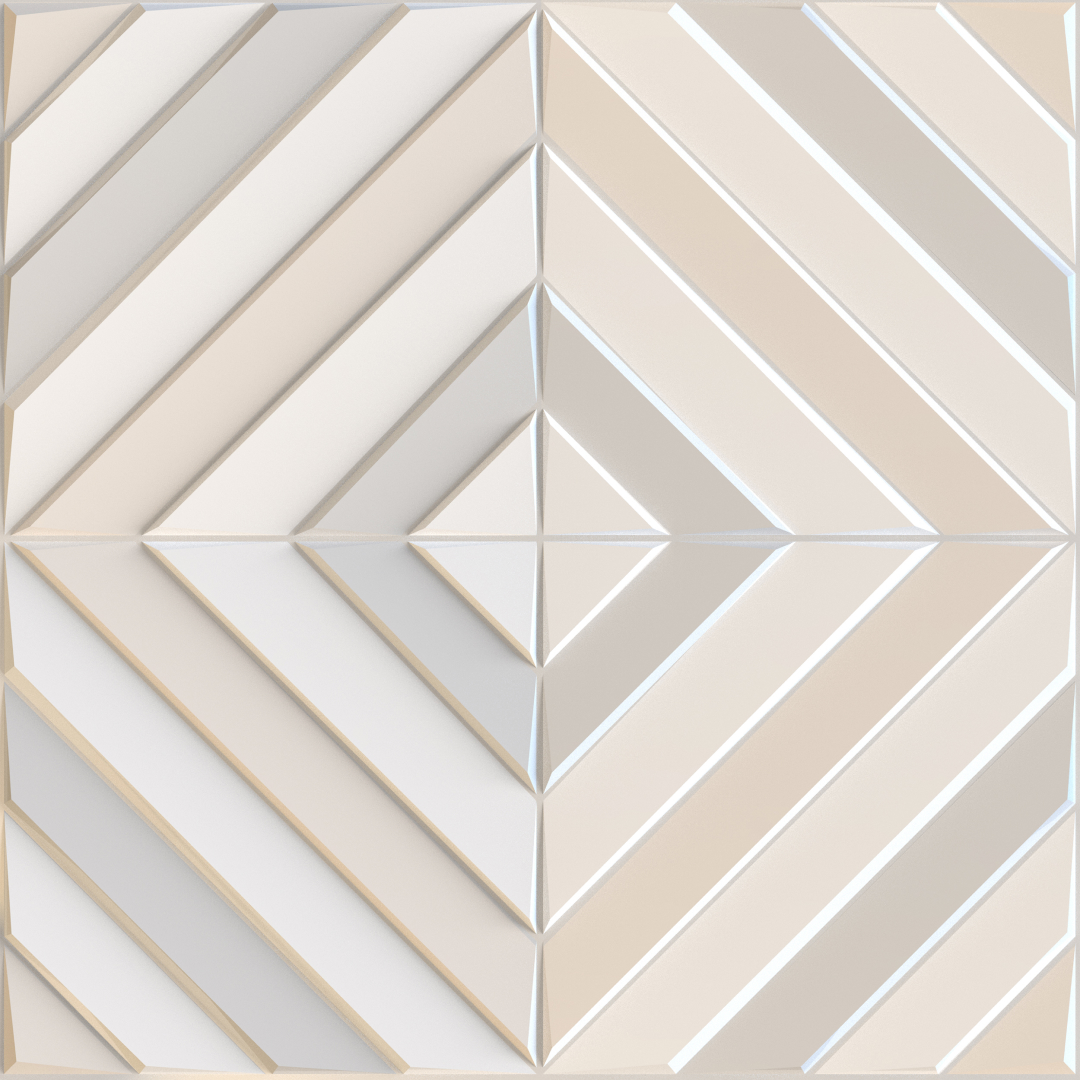 Панель ПВХ 0,3 мозайка на клеевой основе Плитка Ваниль (10шт)