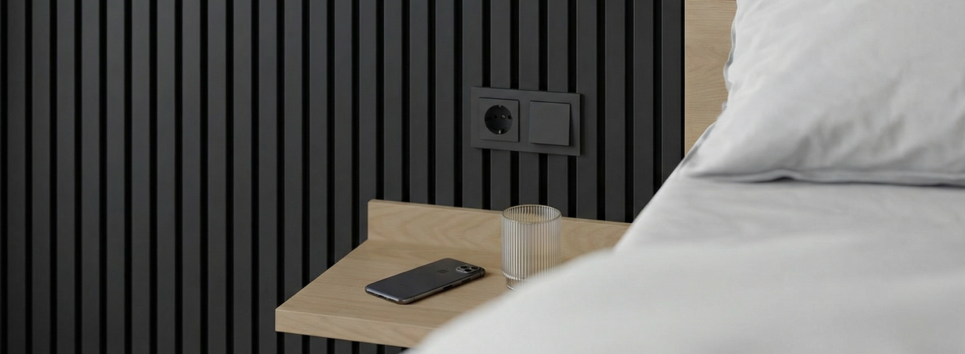 Как обойти розетки, выключатели и трубы при монтаже МДФ-панелей Как обойти розетки, выключатели и трубы при монтаже МДФ-панелей