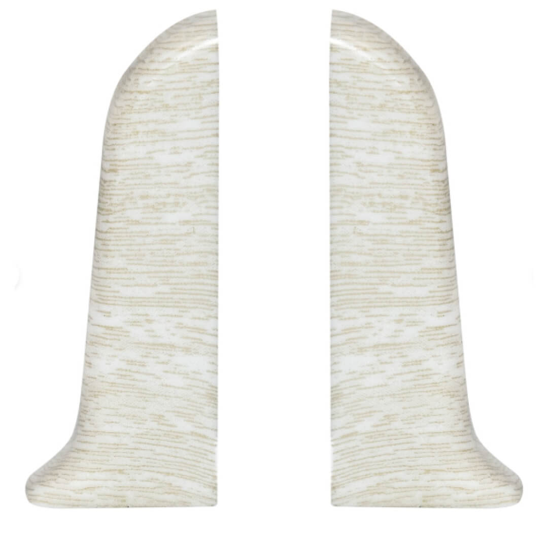 Угол торцевой ПВХ Идеал Классик Ясень белый 252 (10)