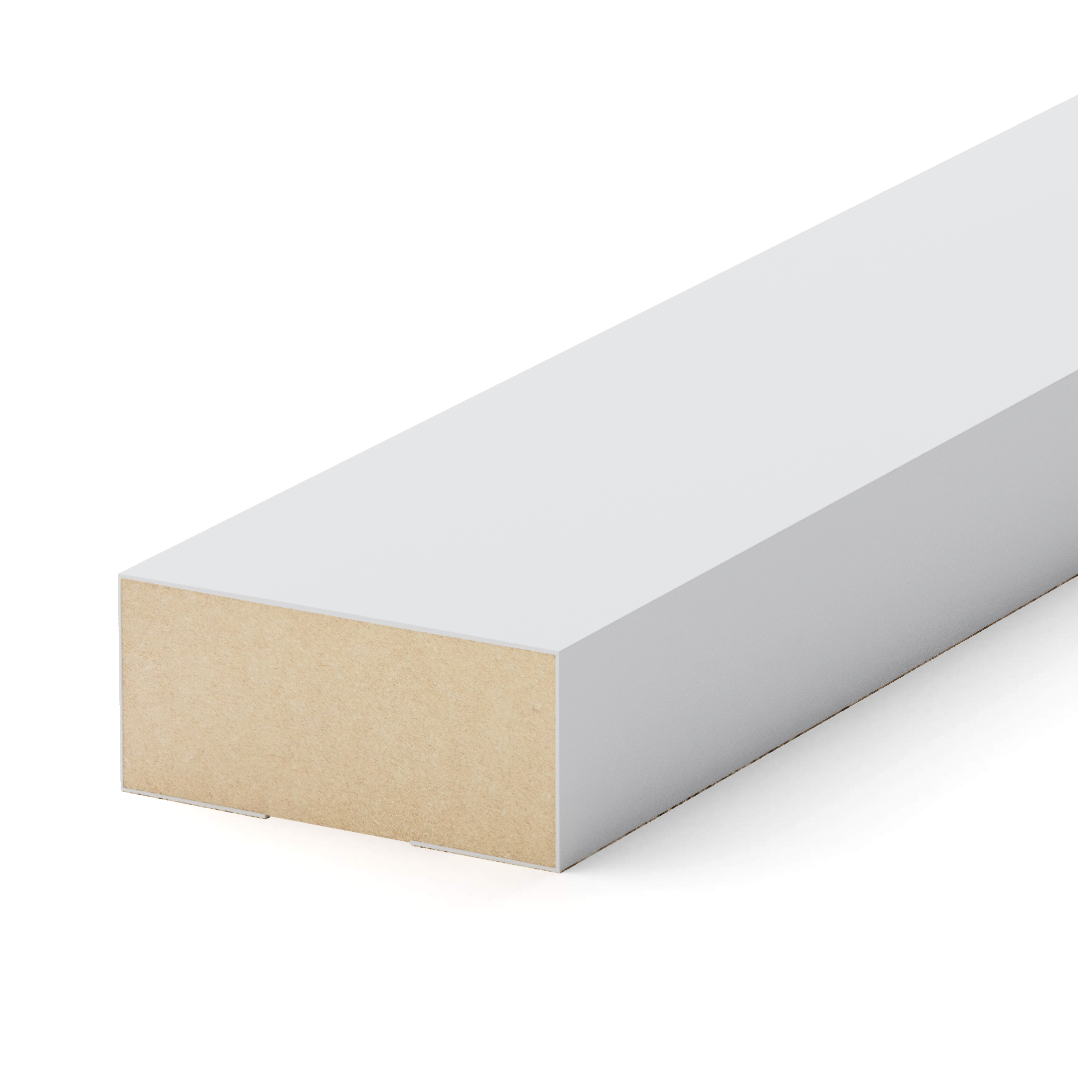 Рейка Интерьерная МДФ Stella Модель 12 Standart Белый 2800х27х12 (упак.15шт.)