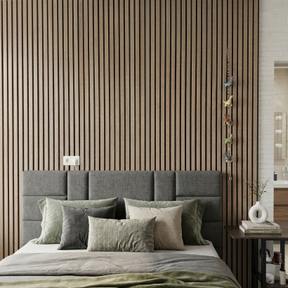 Панель Стеновая Акустическая МДФ Stella Comfort (Комфорт), Стандарт, Дуб Сонома, 2780х600х9, (1шт.упак.)