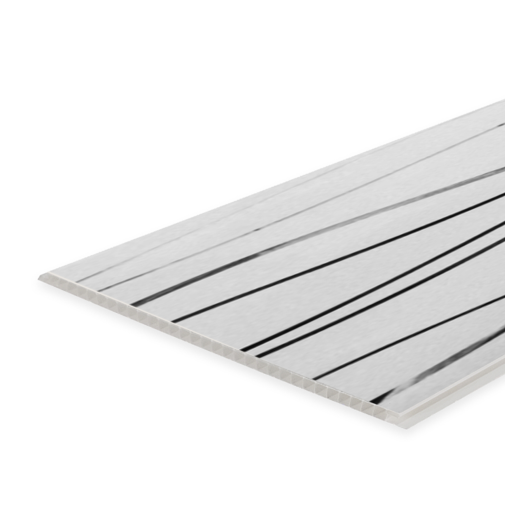 Панель ПВХ Голография Серебряные Нити СН 41 2,7*0,25 STELLA Premium