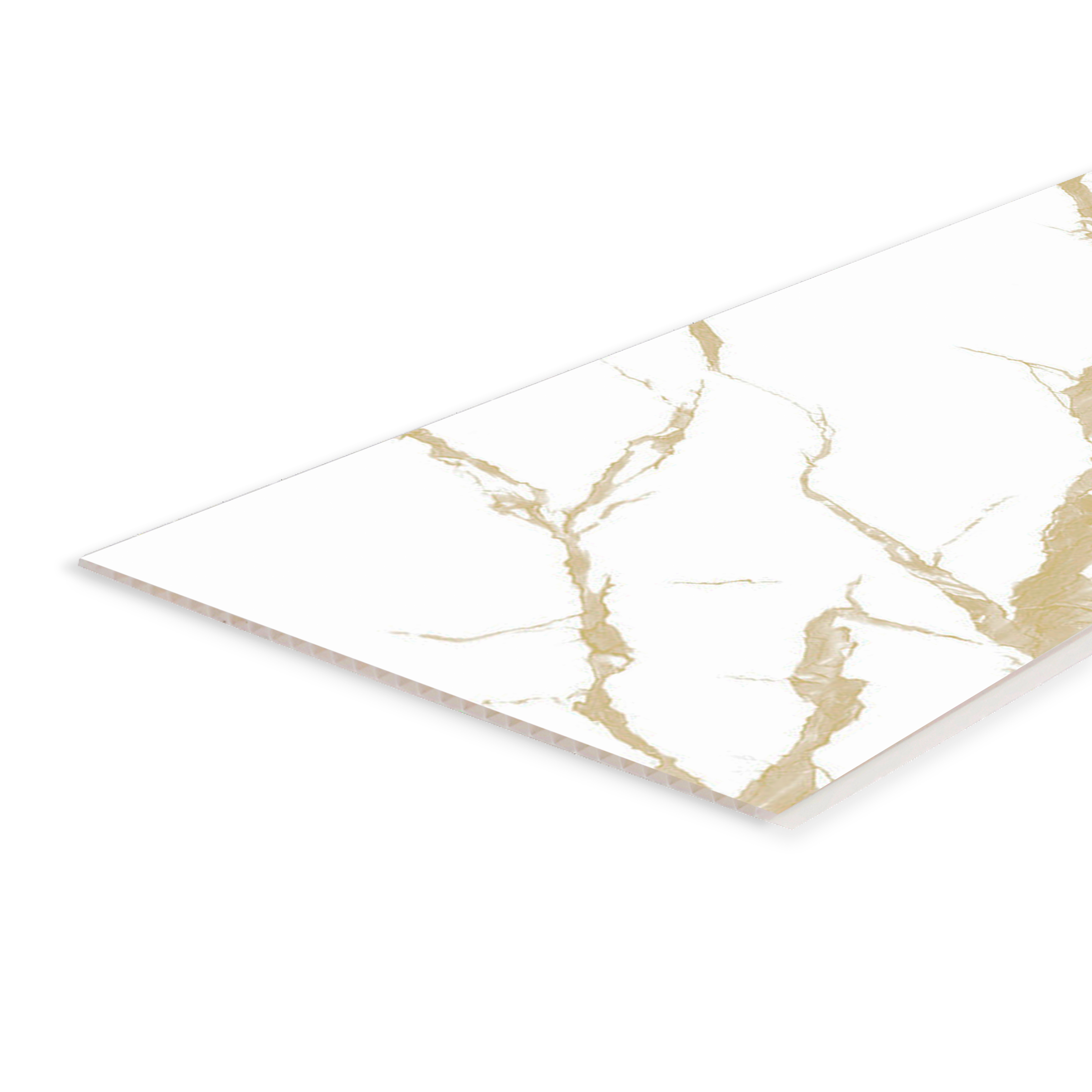 Панель ПВХ Мрамор Бьянко 671/1 2,6*0,25 Stella Slim 5мм Light (15)