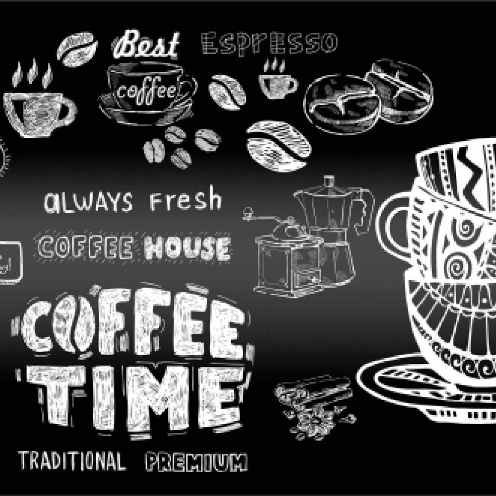 Кухонный фартук АБС Stella Light Кофе time 600*3000*0,75мм