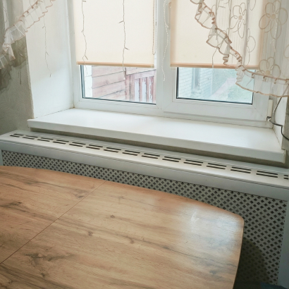 Экран для радиатора МДФ Stella Глория Белый 150х60 см