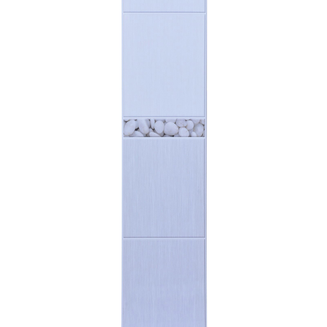 Панель пласт. "Новита" Мадлен Сильвер (Добор) 2,7*0,25 А