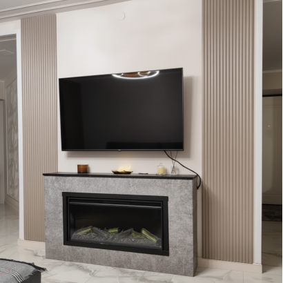 Панель Стеновая Реечная МДФ Stella Wave De Luxe Sandgrau 2700x119x16 (4шт.упак.)