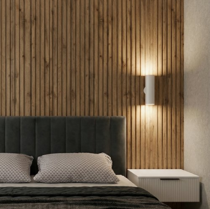 Панель Стеновая Реечная МДФ Stella Beats Light Пекан 2700x119x16 (4шт.упак.)