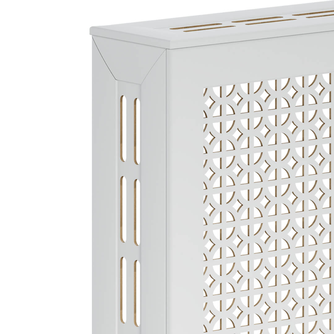 Экран для радиатора 90х60 см Сусанна белый STELLA