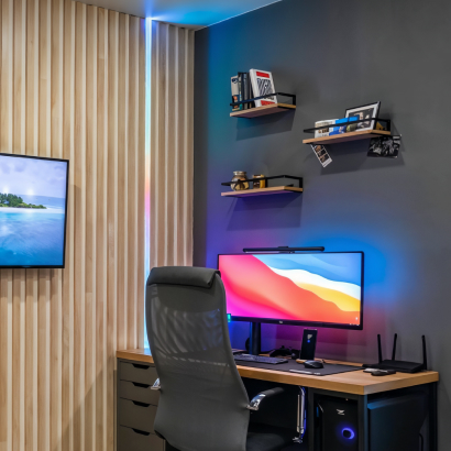 Интерьерная рейка МДФ Stella Бриона Standard Дуб Сонома 16*40*2700 (уп.8 шт.)