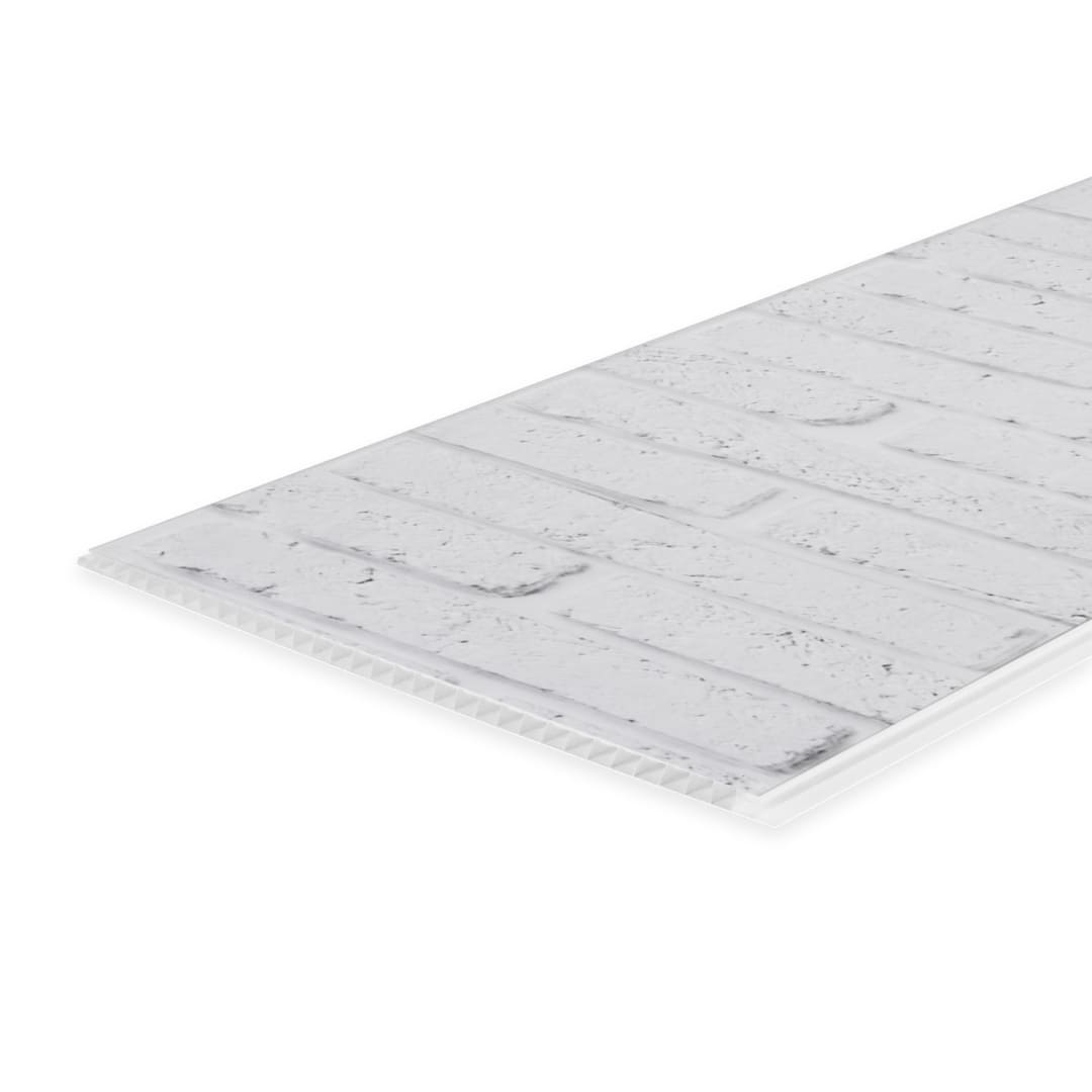 Панель ПВХ Белый кирпич 347 2,7*0,25 STELLA Light