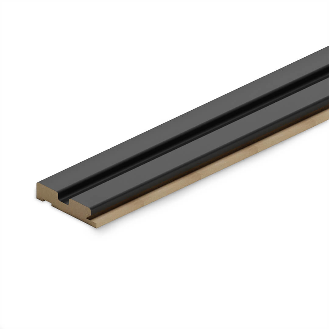 Профиль Старт МДФ Stella Beats De Luxe Black Lead 2700x66,5x16 (упак.4шт.)