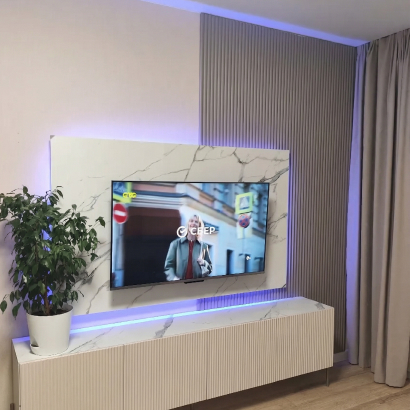 Панель Стеновая Реечная МДФ Stella Wave De Luxe Sandgrau 2700x119x16 (4шт.упак.) купить по цене 719 ₽ | Stella