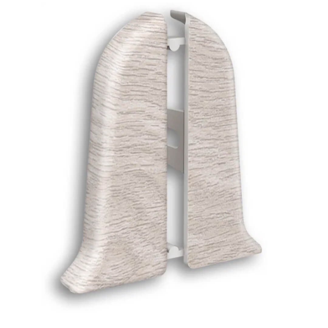 Угол торцевой ПВХ Идеал Классик Ясень 251 (10)