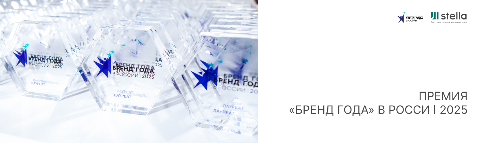 Stella — победитель в национальной премии «Бренд года в России 2025» 2 года подряд!