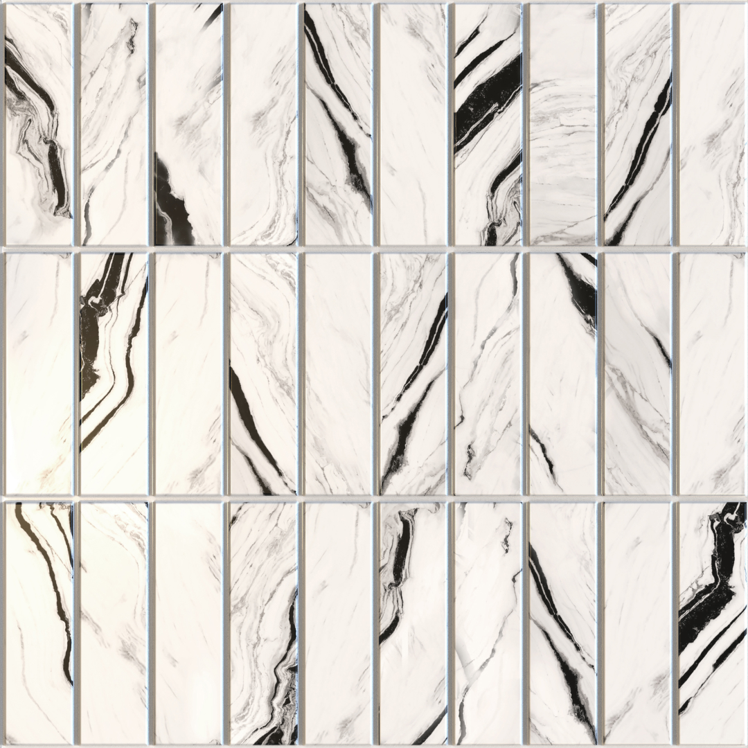 Панель ПВХ 0,3 мозайка на клеевой основе Плитка Нова (10шт)