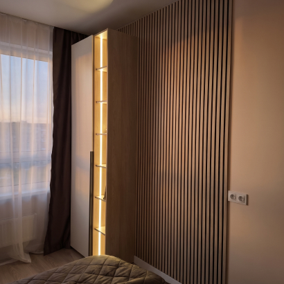 Панель Стеновая Акустическая МДФ Stella Comfort (Комфорт), Стандарт, Дуб Сонома, 2780х600х9, (1шт.упак.)