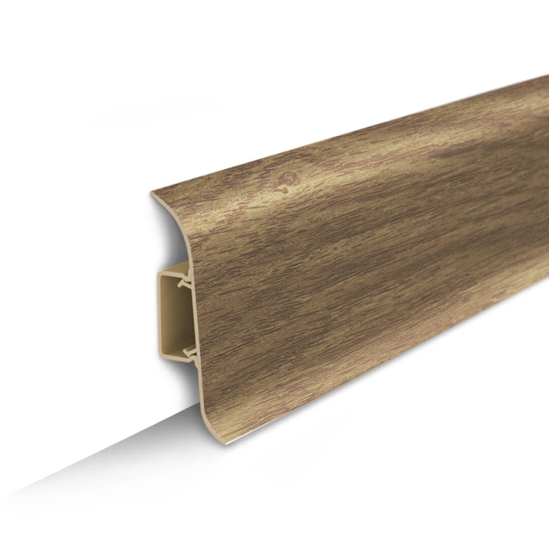 Напольный плинтус ПВХ Идеал Классик 55 Палисандр 281 (40)