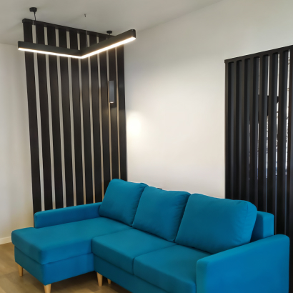 Интерьерная Рейка МДФ Stella Планкен De Luxe Black Lead 16*60*2700 (6 шт.уп.)