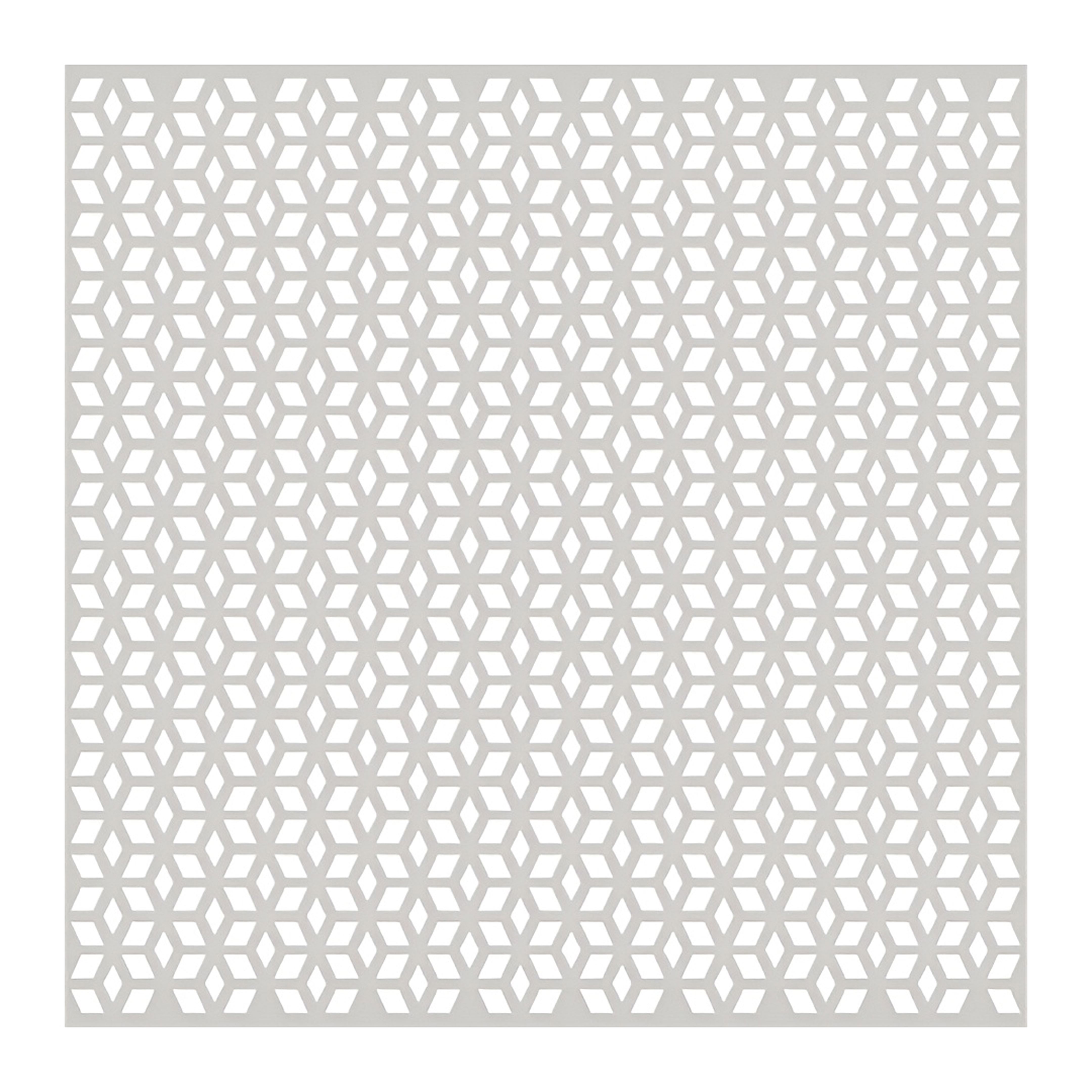 Плита потолочная МДФ перфорация 595х595 Илона Белый STELLA (упак. 14 шт.)