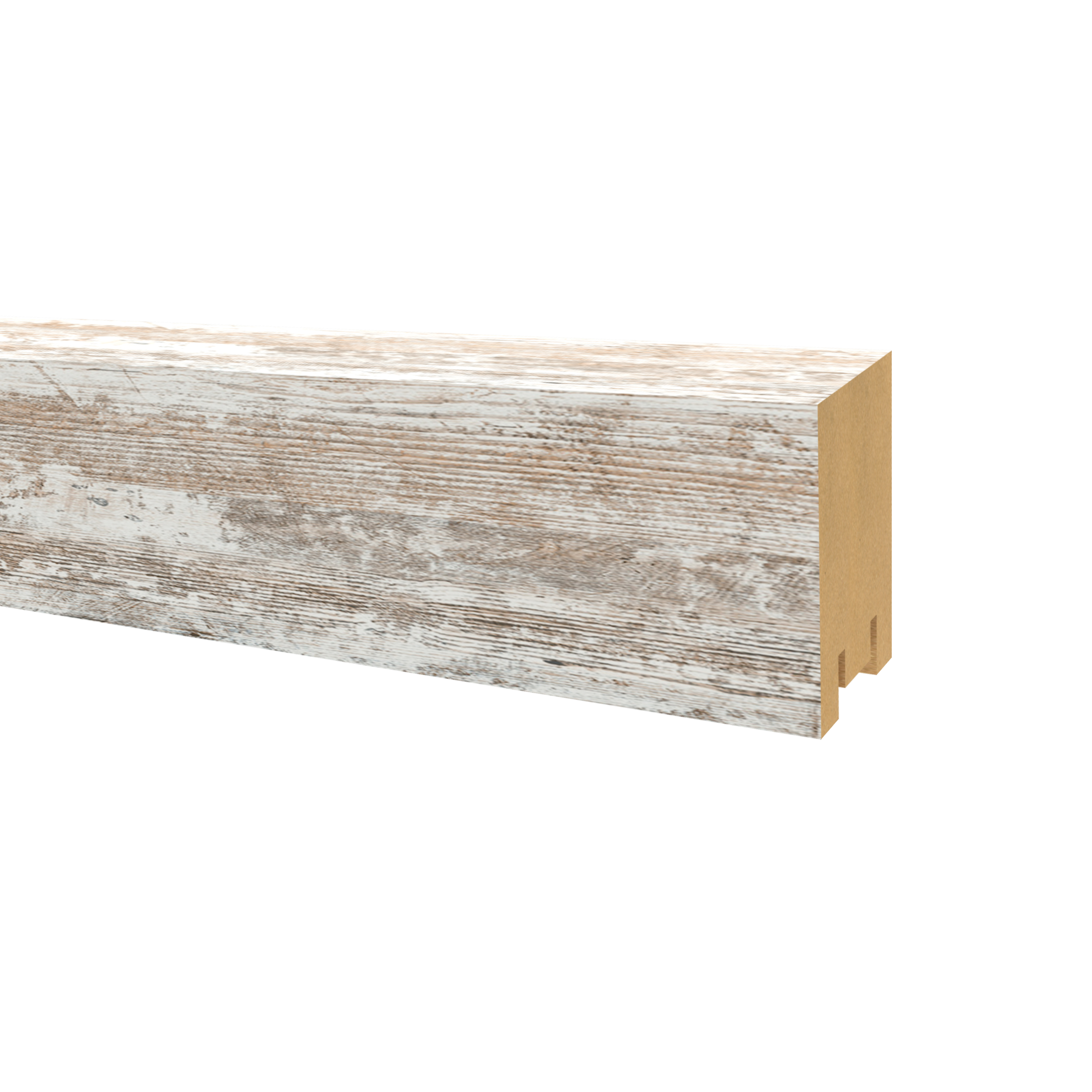 Интерьерная рейка МДФ STELLA Ривьера Сосна Риальто 40*30*2750 с монтажной пл. (уп. - 4 шт.)