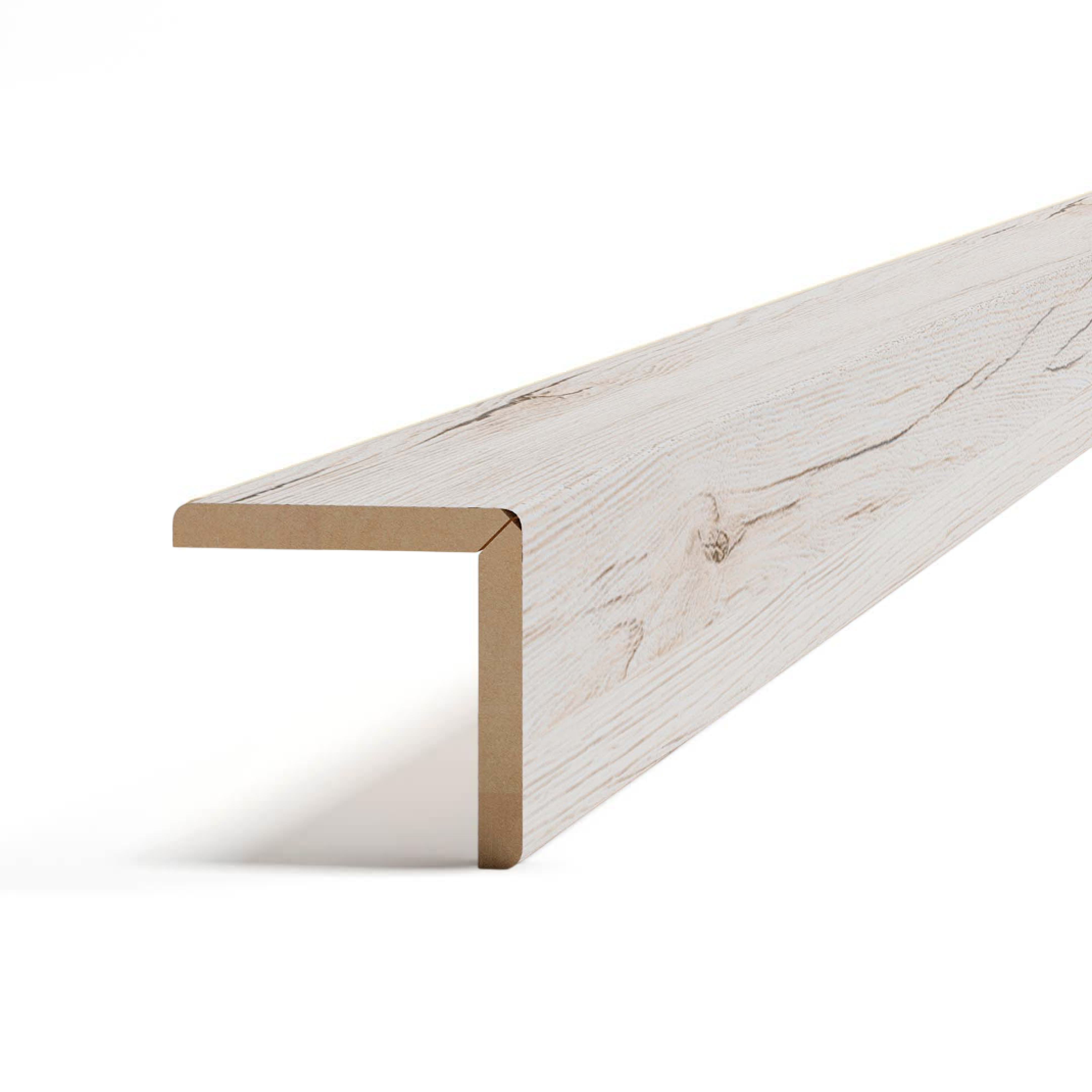 Угол универсальный МДФ STELLA 2700*24*24 Дуб Санремо Белый (10)