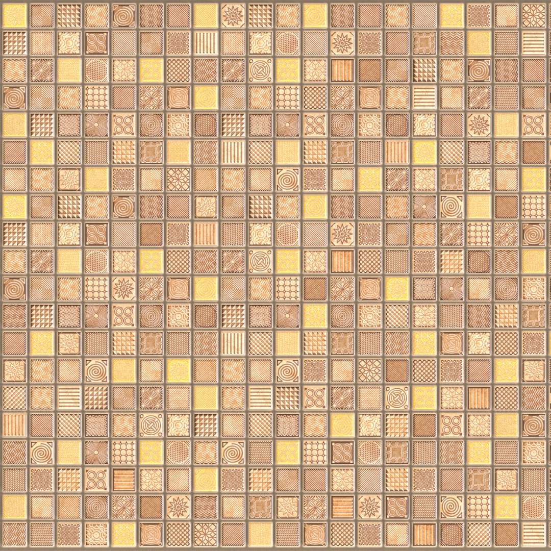 Панель ПВХ 0,3 мозаика Марокко бежевый STELLA