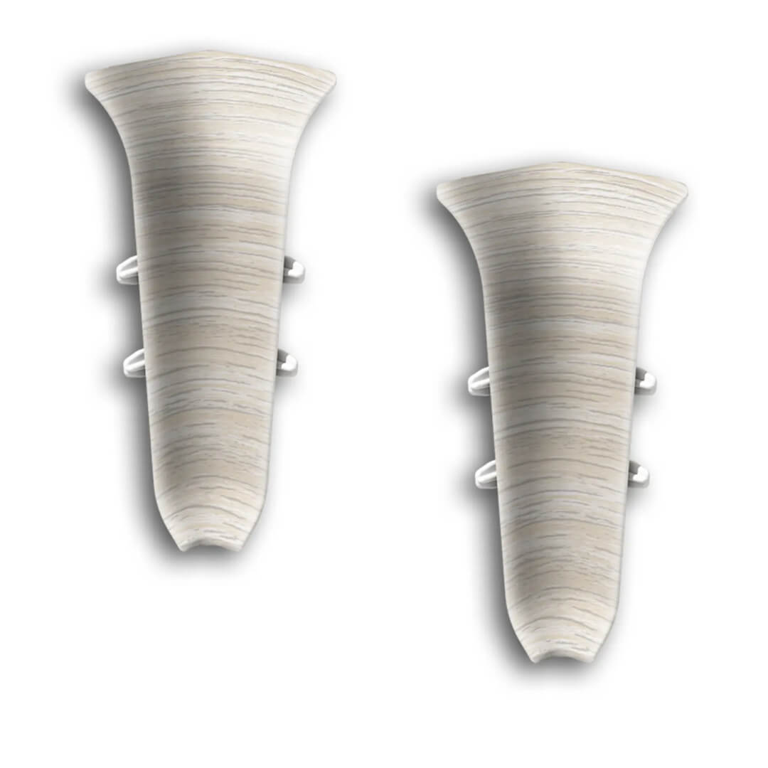 Угол внутренний ПВХ Идеал Классик Ясень белый 252 (10)