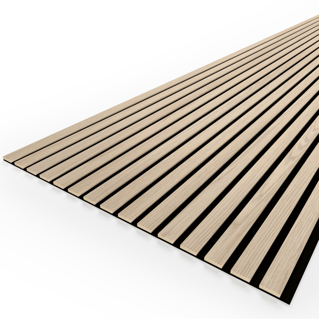 Панель Стеновая Акустическая Stella Comfort Light Дуб Снежный 2780х600х9 (уп.1шт.)