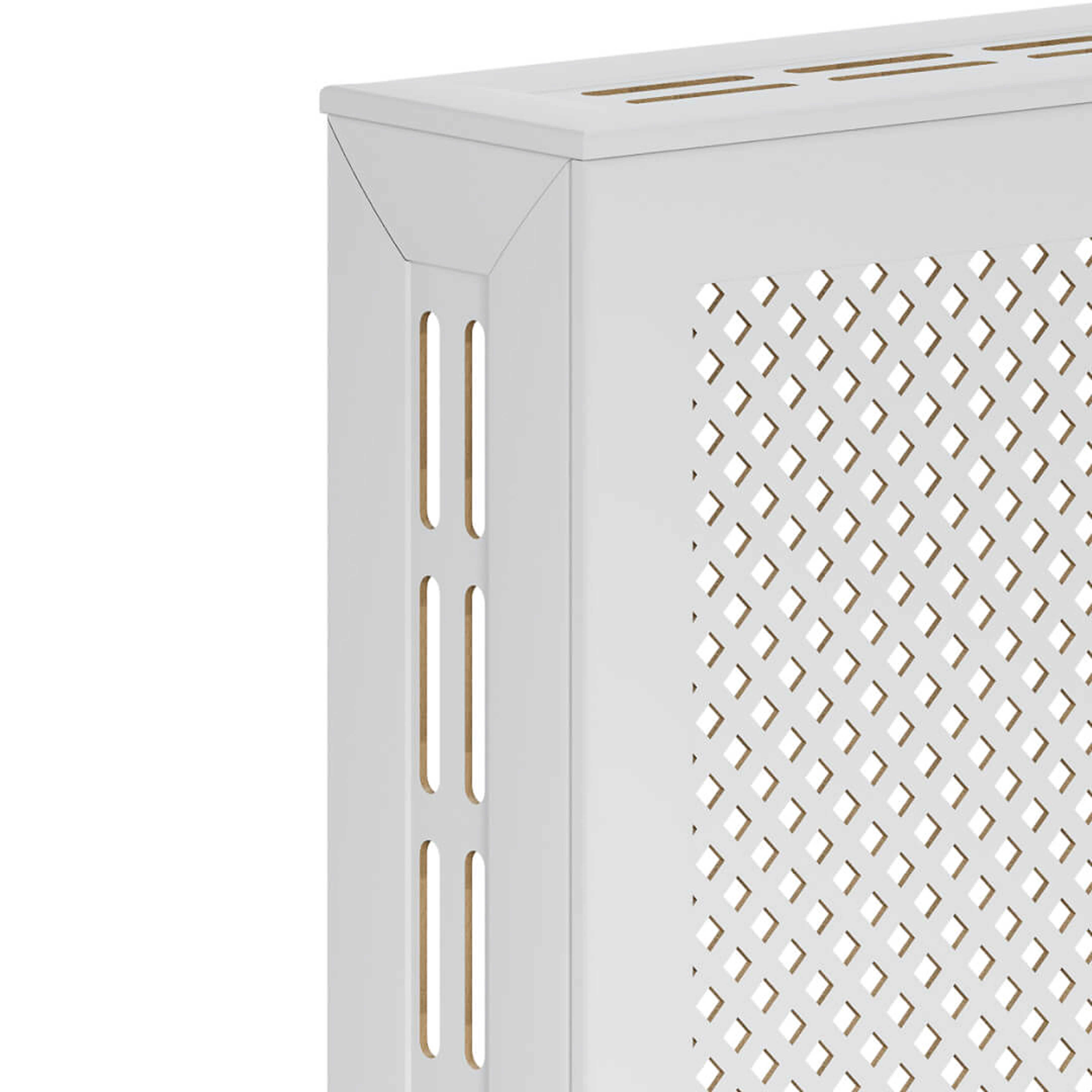 Экран для радиатора 90х60 см Глория белый STELLA Premium