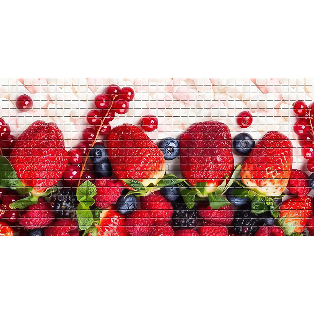 Панель ПВХ 0,3 мозаика Спелые ягоды STELLA