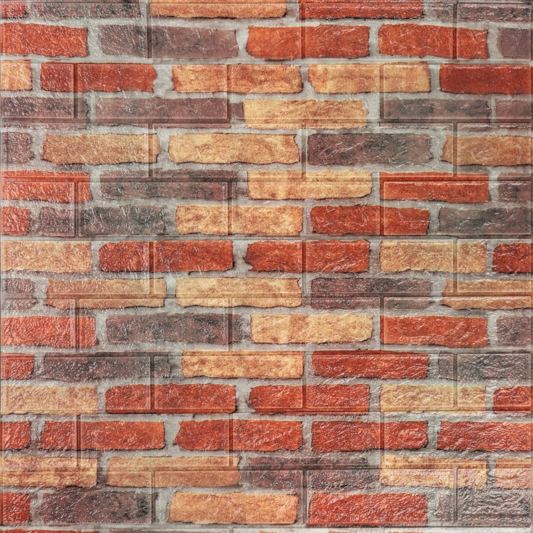 Панель ПВХ на клеевой основе "Ред Кастл" 700*770мм Ultra  (10шт)