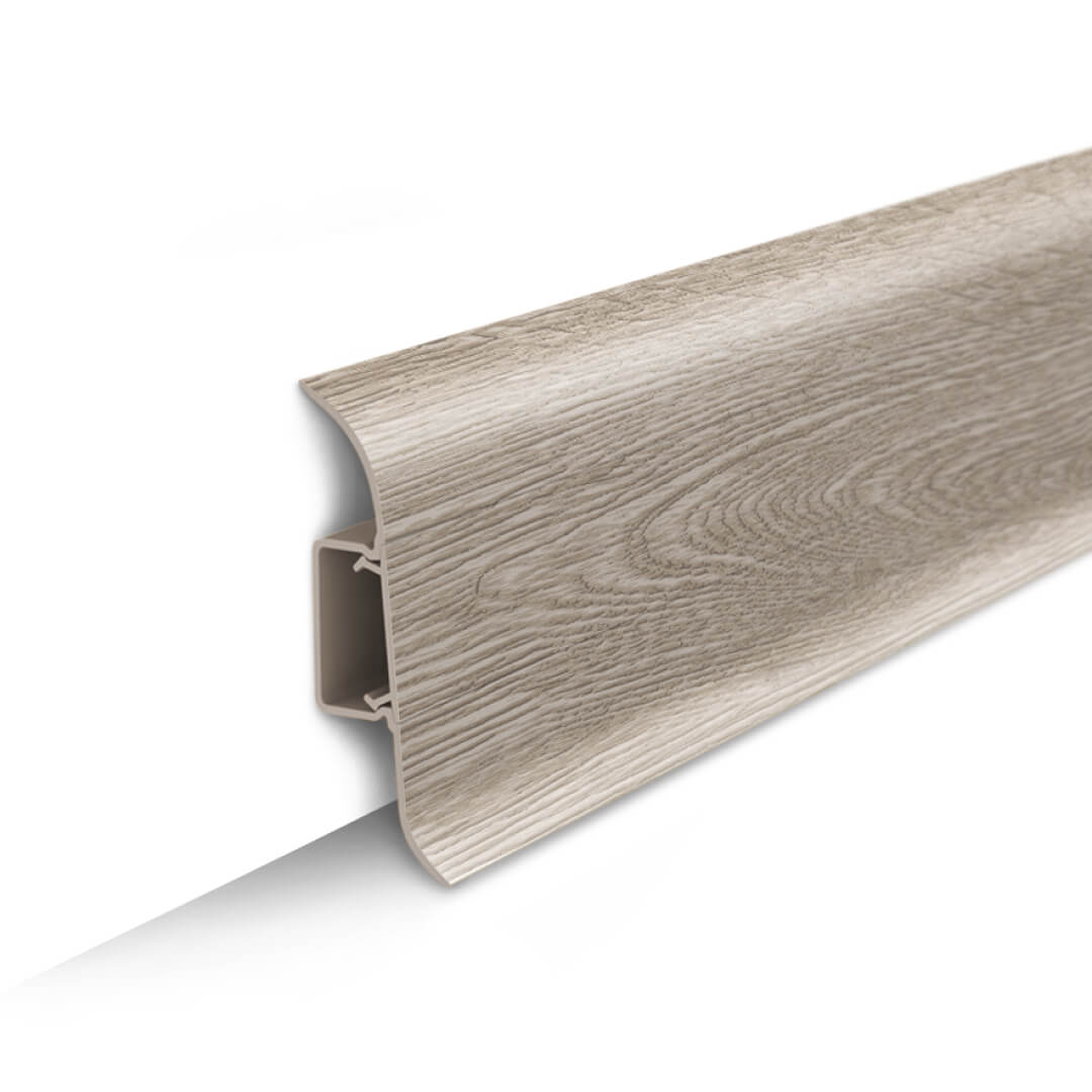 Напольный плинтус ПВХ Идеал Классик 55 Дуб палена 415 (40)