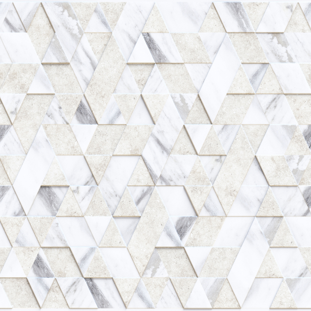 Панель ПВХ 0,3 мозайка на клеевой основе Мозайка Геометриум (10шт)