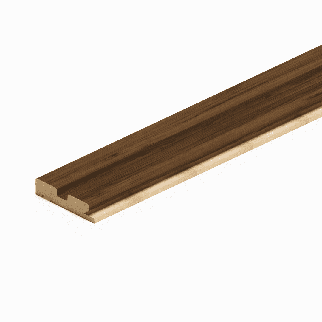 2К Профиль Старт МДФ Stella Beats Light Орех Бразильский 2700x66,5x16 (упак.4шт.)