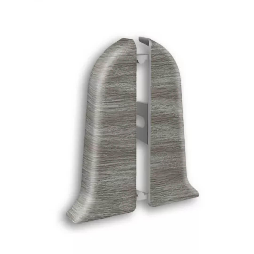 Угол торцевой ПВХ Идеал Классик Клён белый 267 (10)