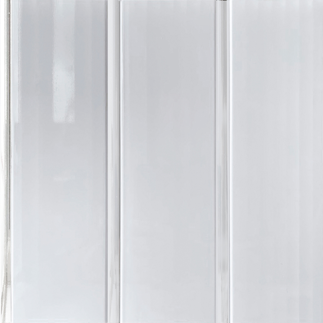 Панель ПВХ Белая лак 3-х пол 3,0*0,25м STELLA Premium (8)