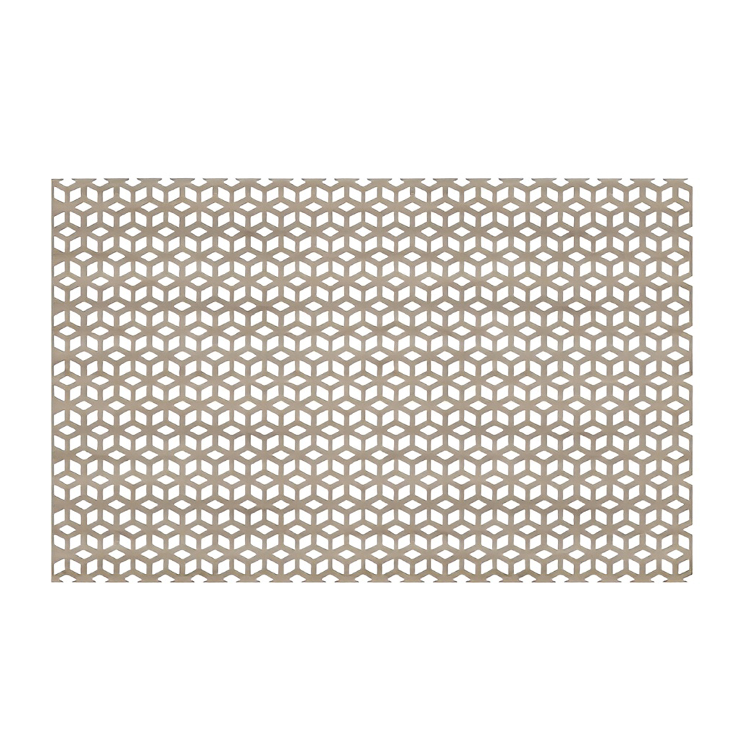 Панель декоративная перфорированная без рамки 1112х512 мм Илона дуб винтаж STELLA (2 шт.)